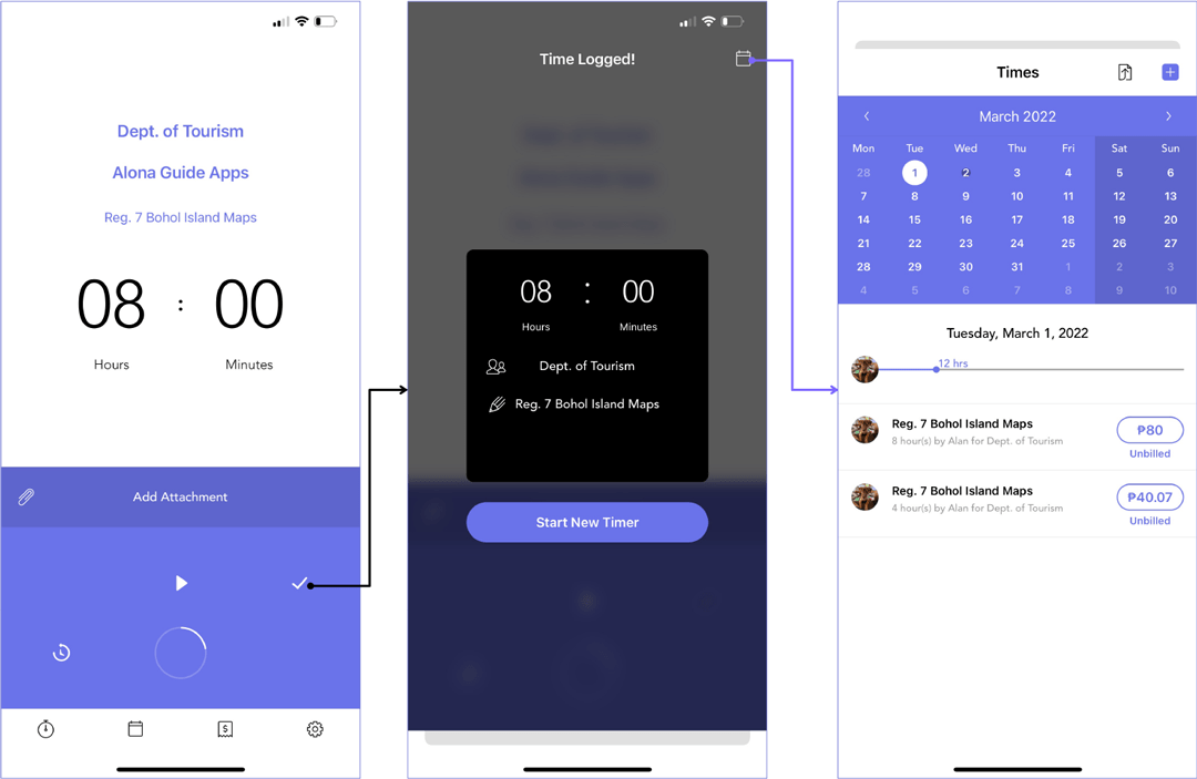 Time Tracker with Alto - Timer